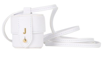 Micro Le Vanity, £120, Handbags, White, Leather, Front view